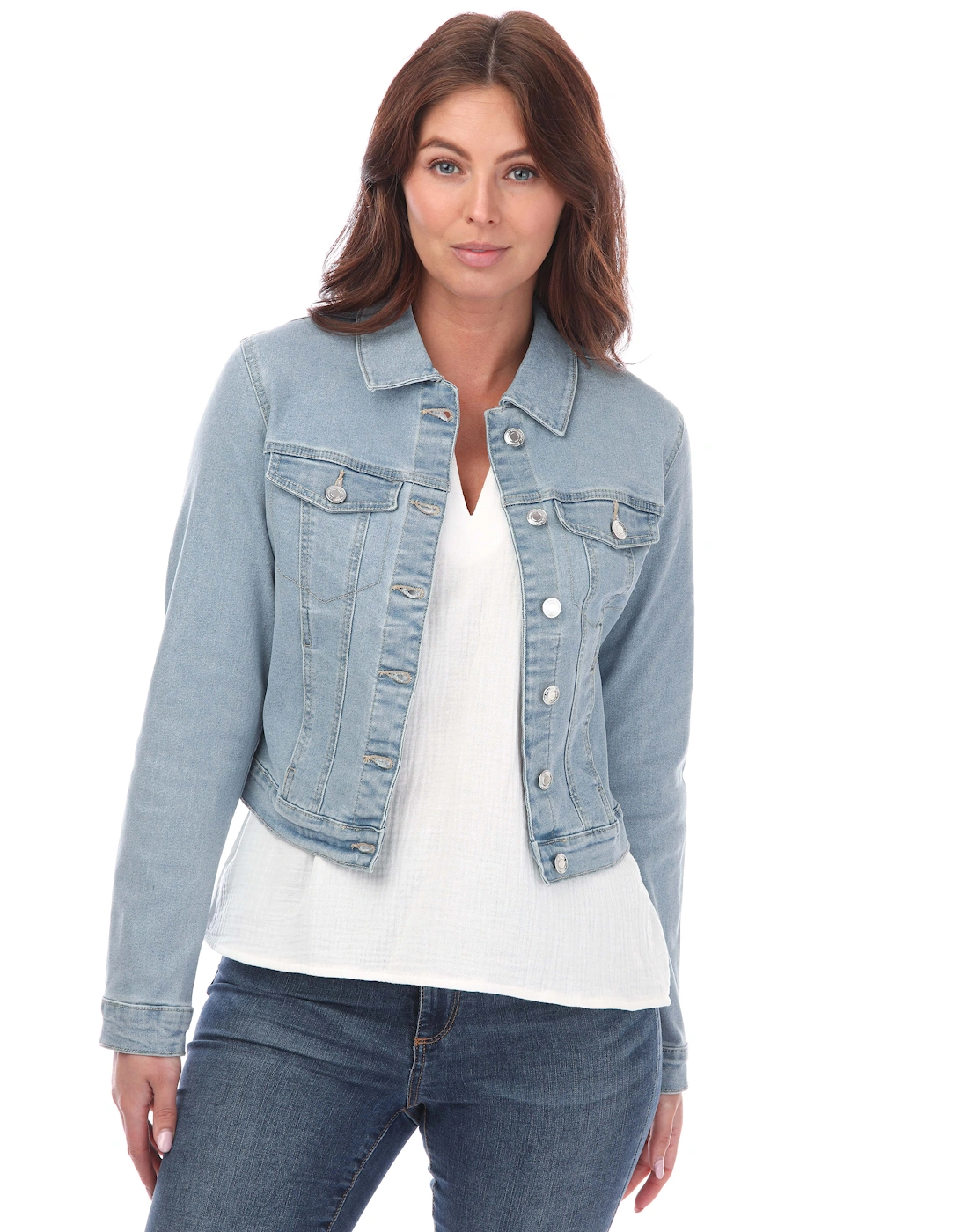 Womens Luna Denim Jacket, 4 of 3