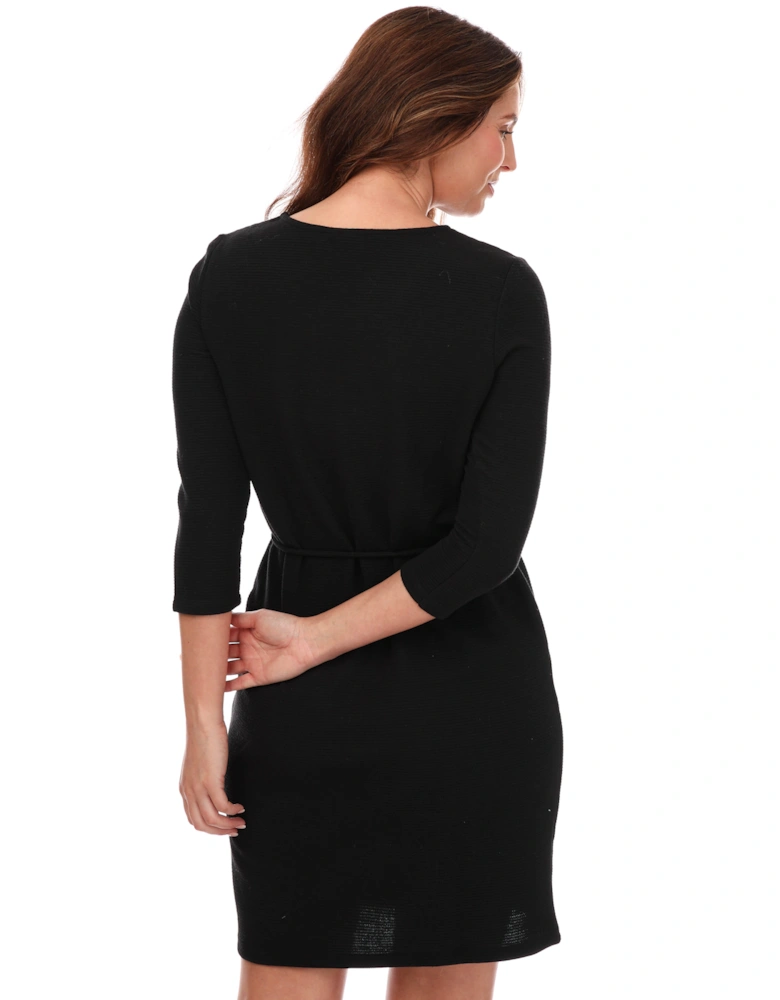 Womens Cina 3/4 Sleeve Jersey Dress