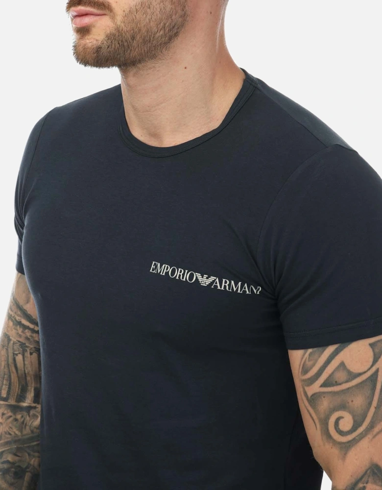 Mens 2 Pack Lounge Crew Neck T-Shirt