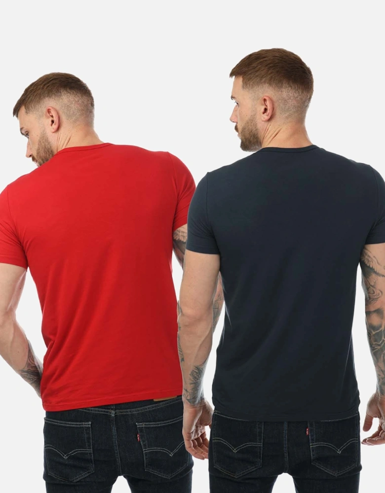 Mens 2 Pack Lounge Crew Neck T-Shirt