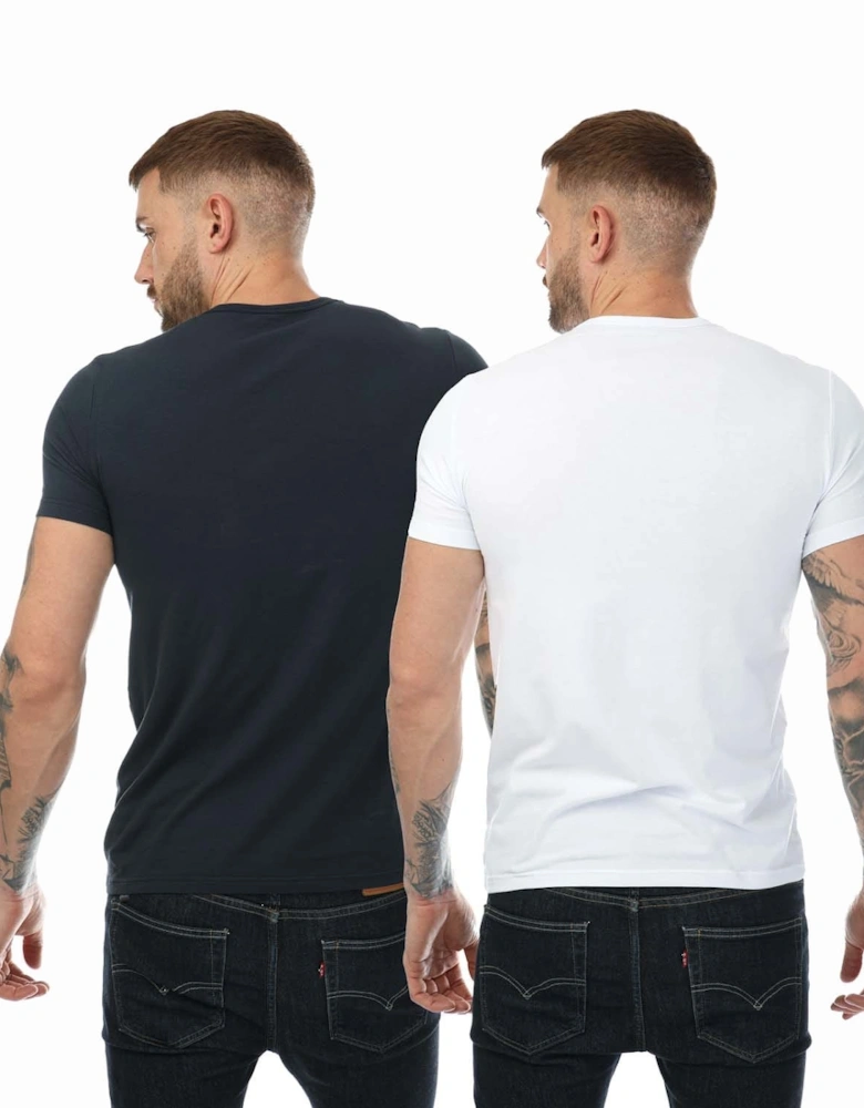 Mens 2 Pack Lounge Crew Neck T-Shirt