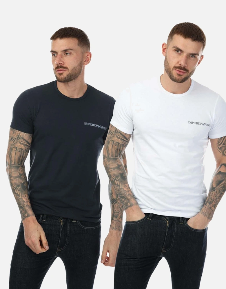 Mens 2 Pack Lounge Crew Neck T-Shirt