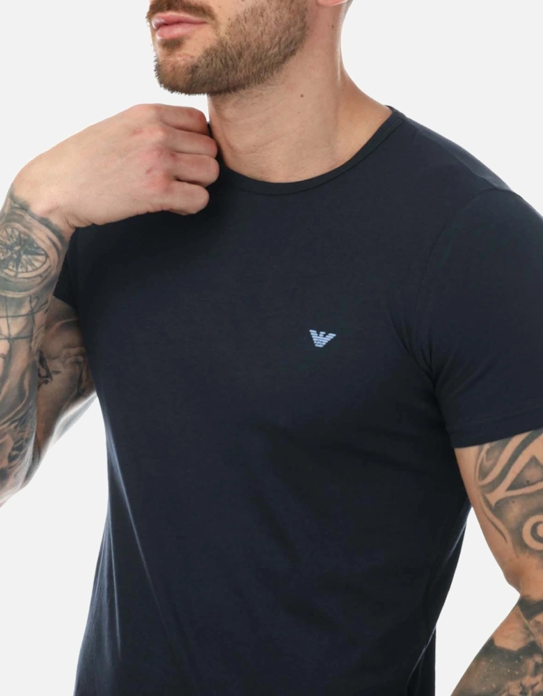 Mens 2 Pack Assorted Crew Neck T-Shirt