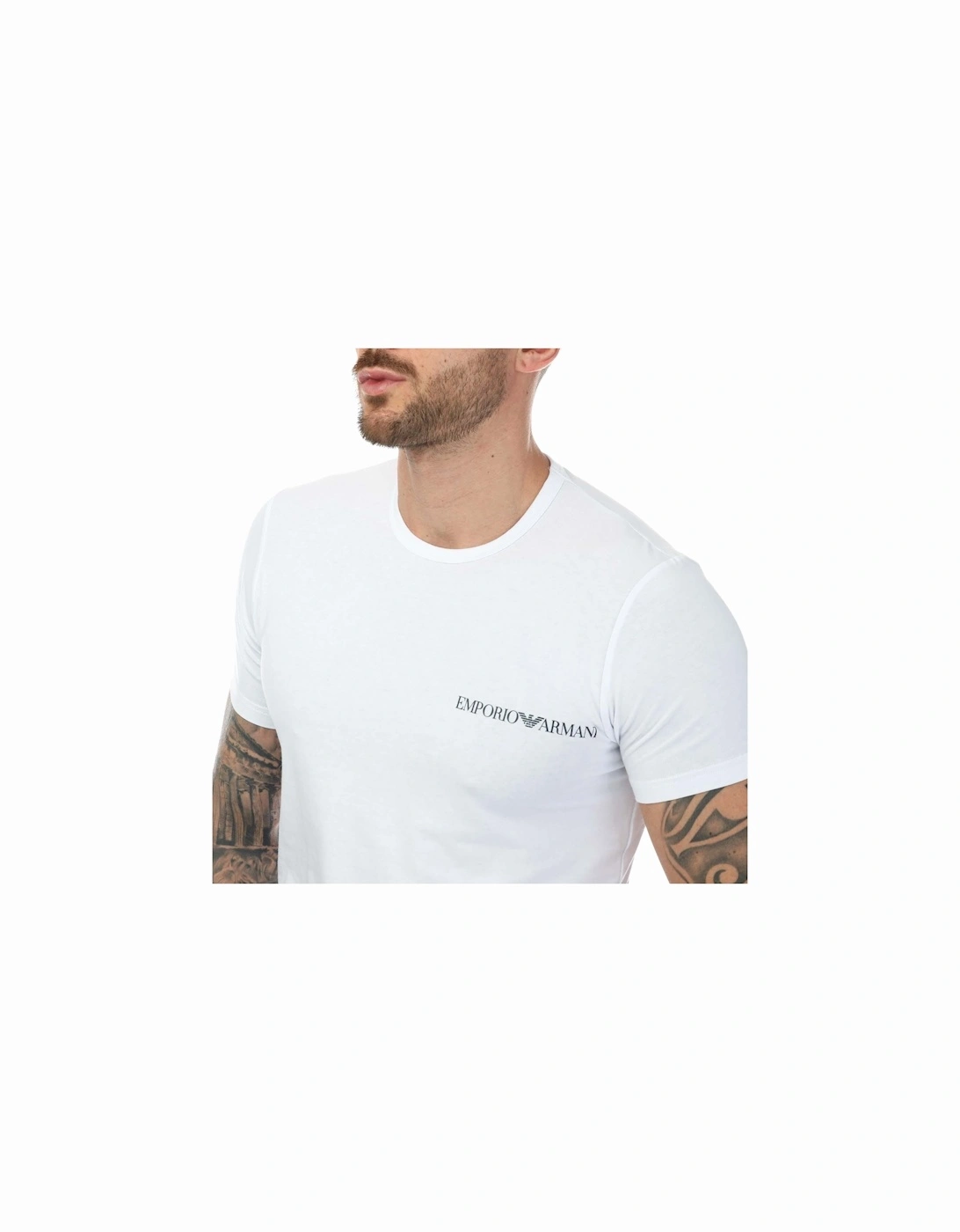 Mens 2 Pack Lounge Crew Neck T-Shirt