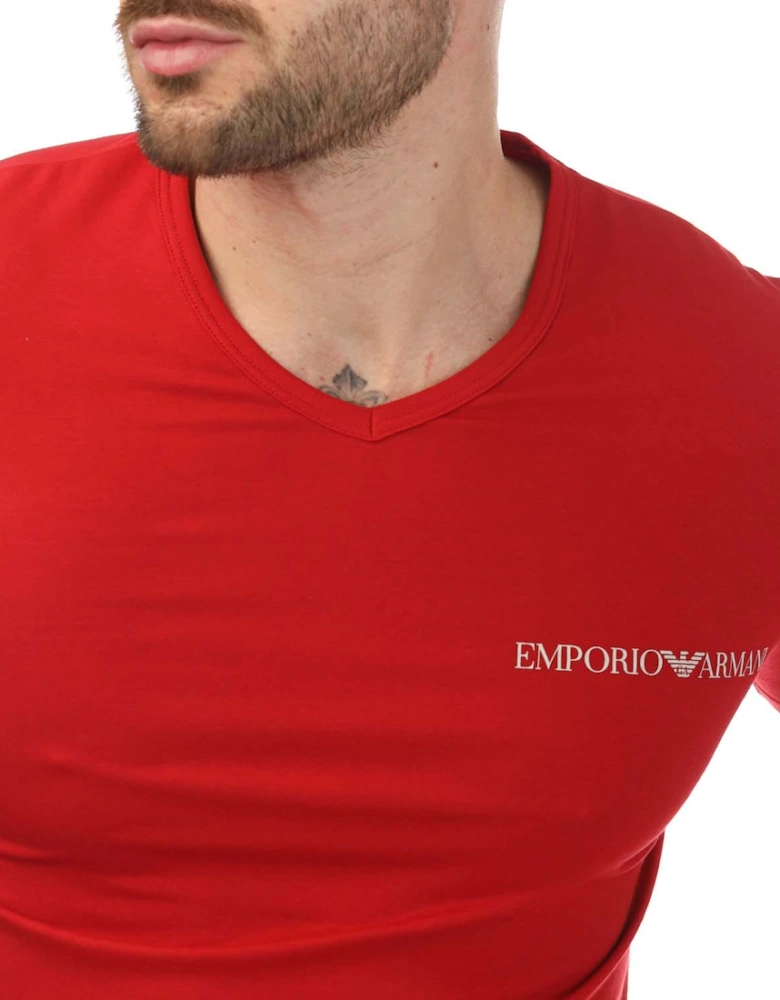 Mens 2 Pack Underwear Logo T-Shirt