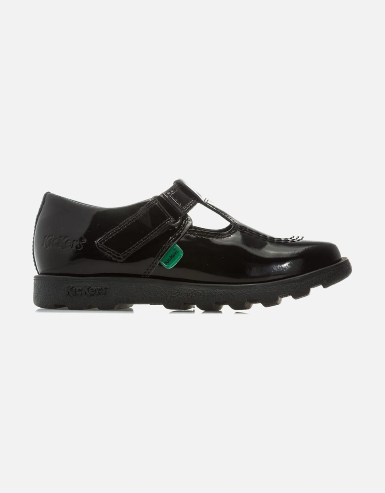 Children Girls Fragma T-Bar Patent Shoes