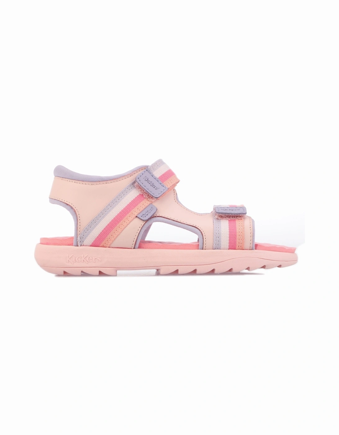 Children Girls Kickstar Leather Sandal