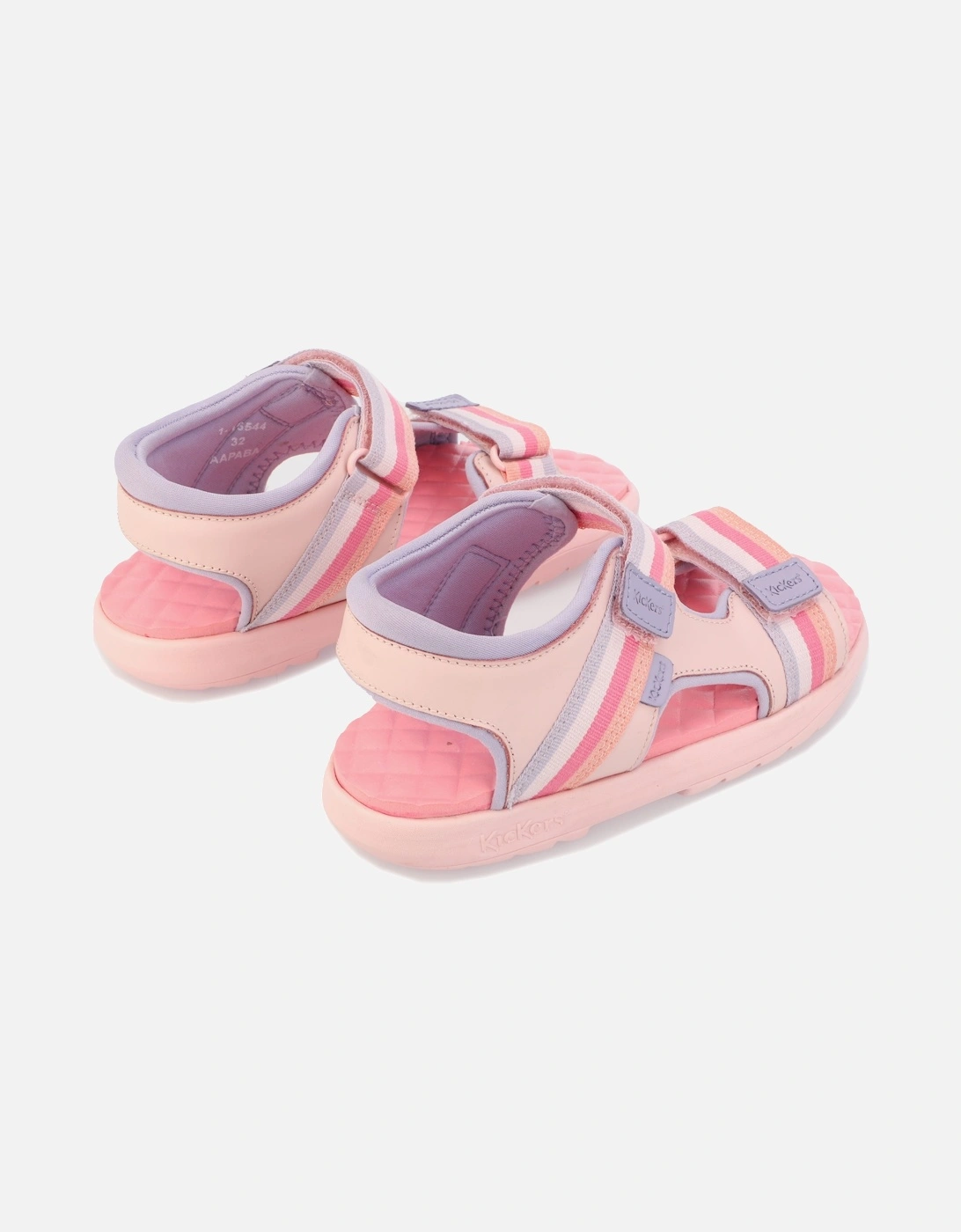 Children Girls Kickstar Leather Sandal