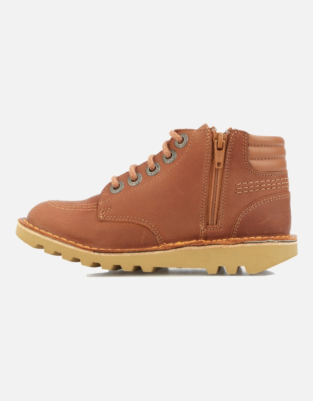 Boys Kick Hi Padded Leather Boots