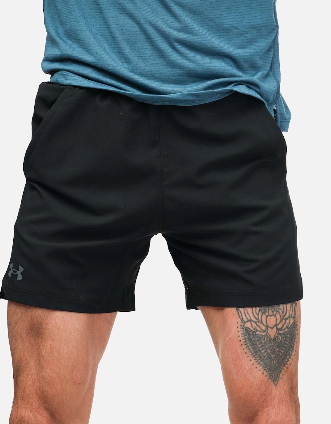 Mens UA Vanish Woven 6 Inch Shorts, 7 of 6