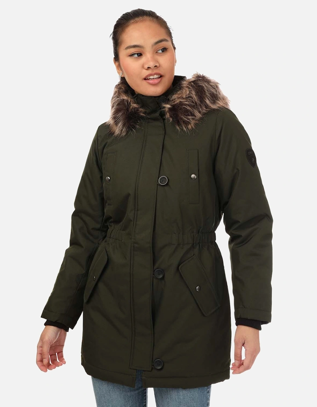 Womens Iris Winter Parka Jacket, 5 of 4