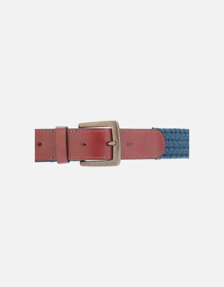 Galan Leather Woven Belt