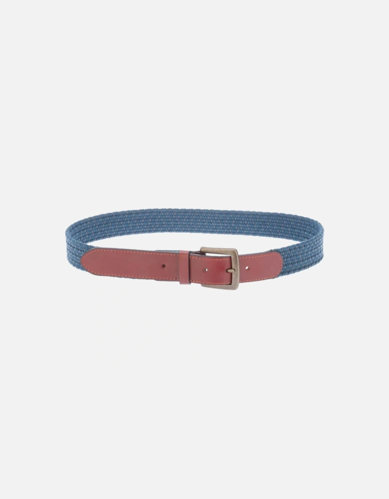 Galan Leather Woven Belt