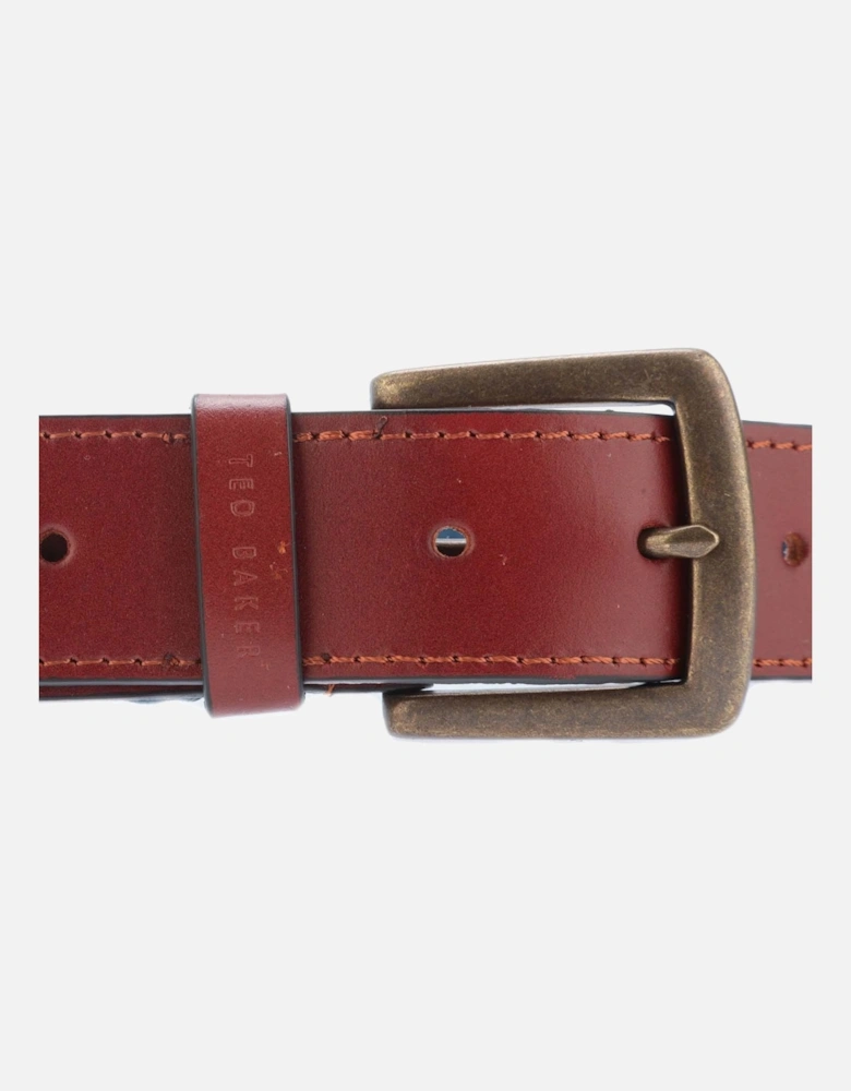 Galan Leather Woven Belt