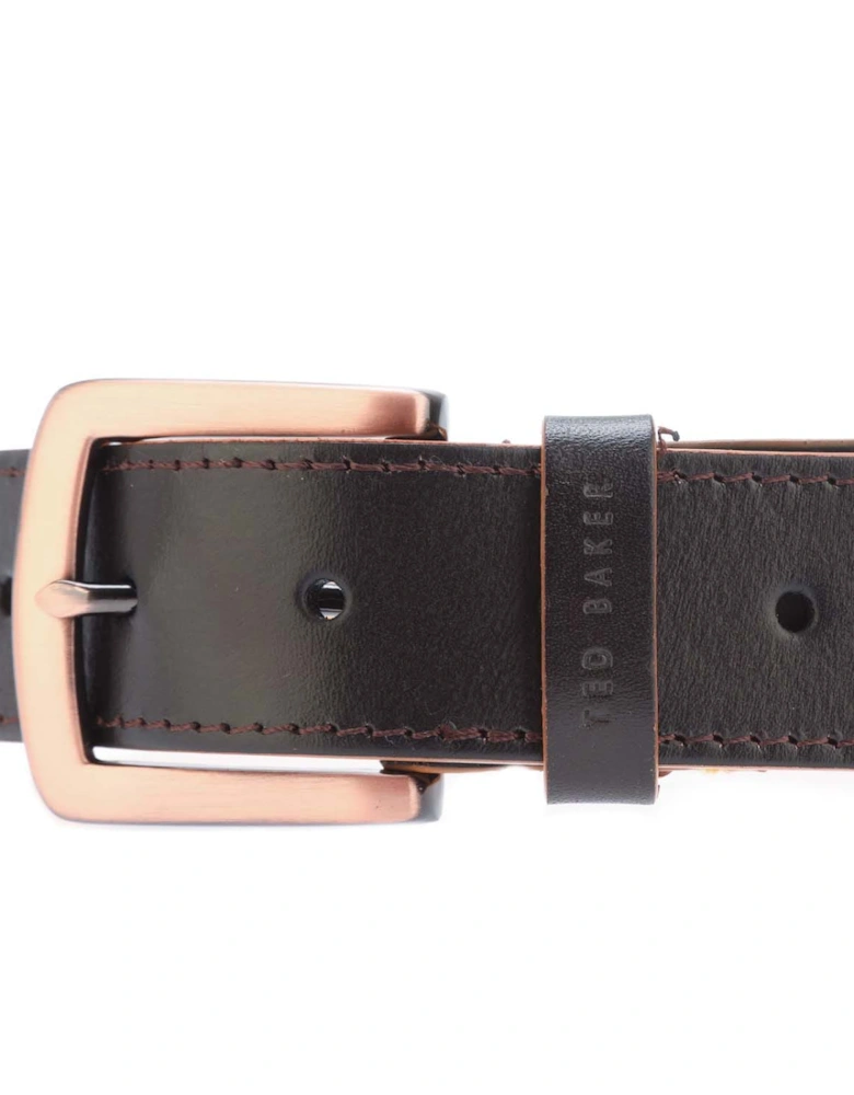 Galan Leather Woven Belt