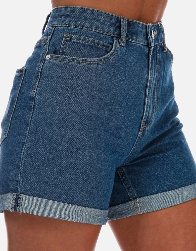 Womens Vega Life High Waist Mom Shorts