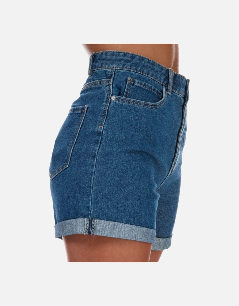 Womens Vega Life High Waist Mom Shorts