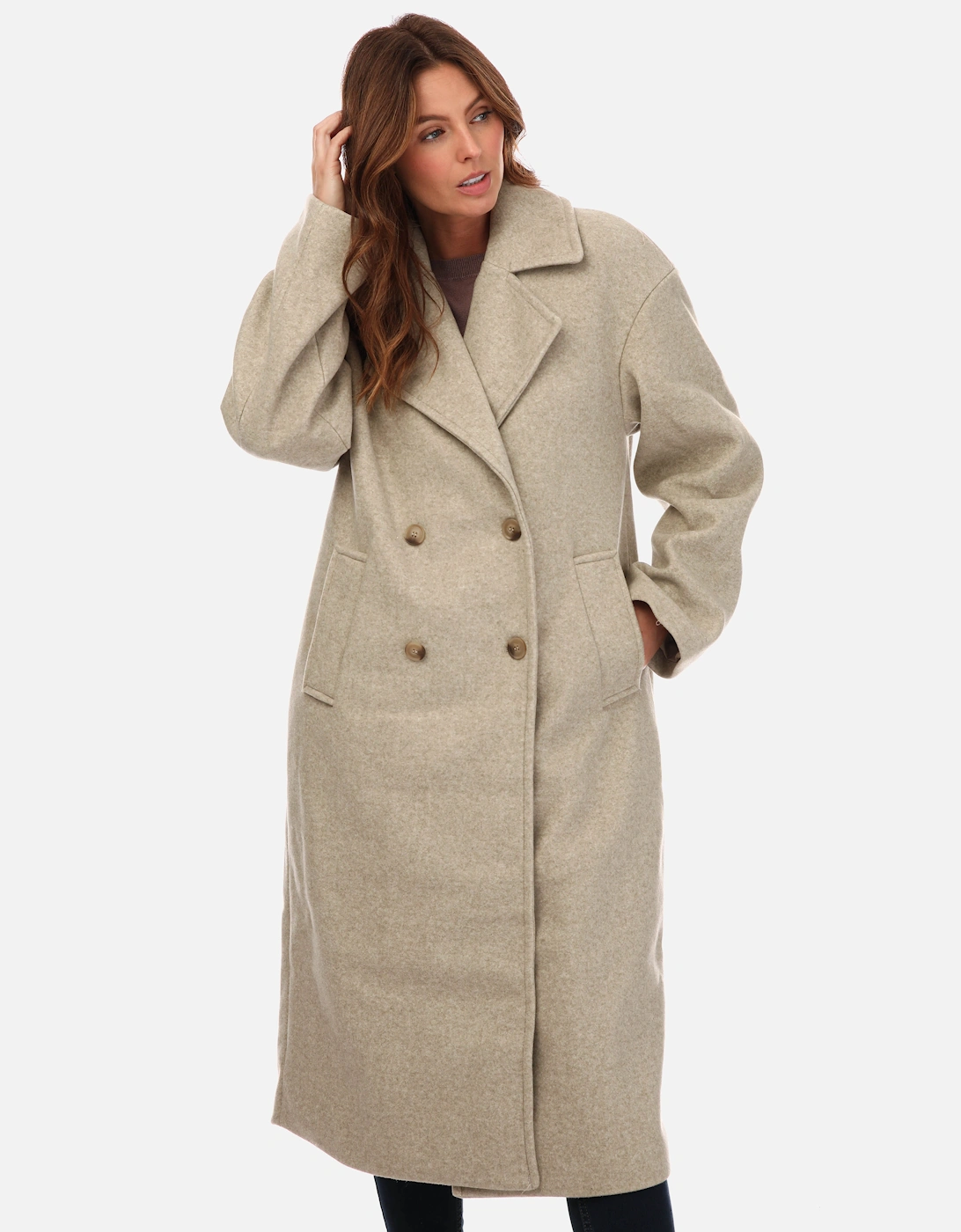 Womens Wembley Oversized Coat, 6 of 5