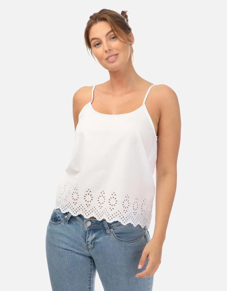 Womens Lou Life Broderie Anglaise Cami Top