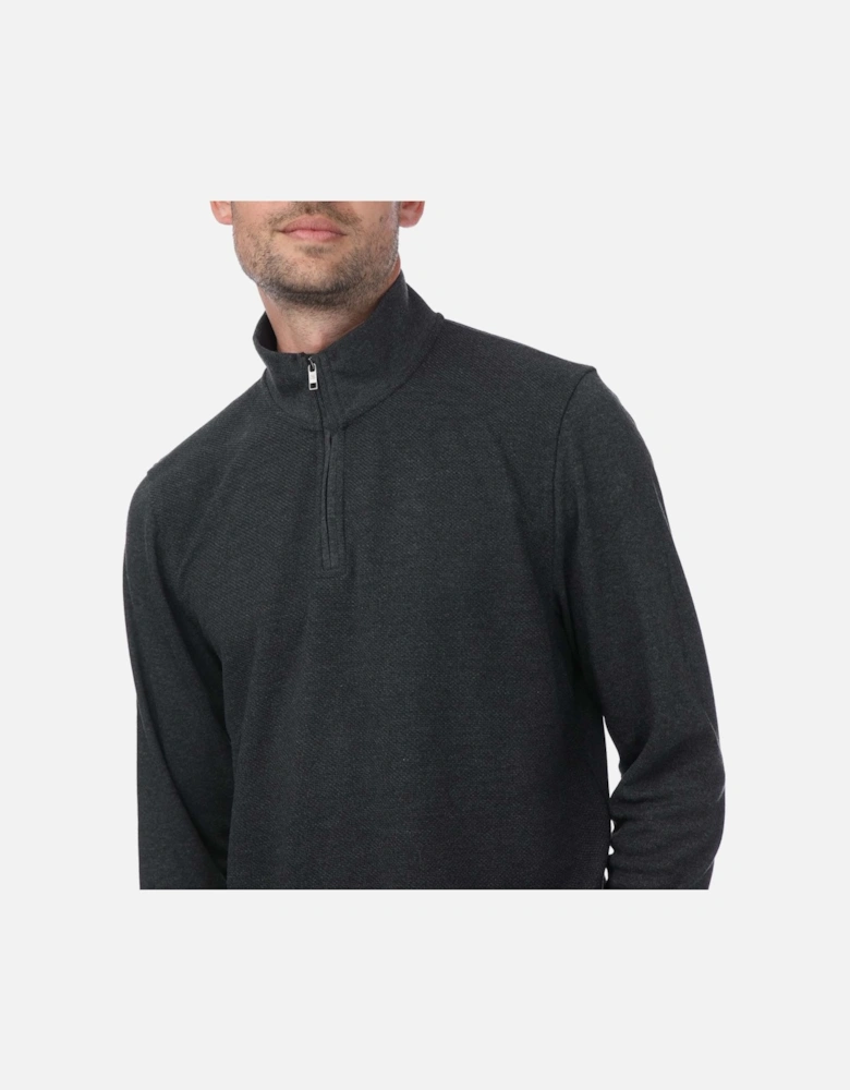 Bits Textured Funnel Neck Sweater