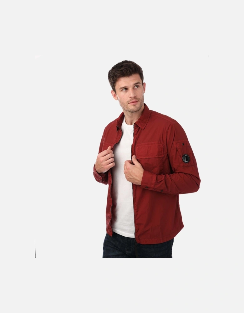 Mens Tayon L Ziped Shirt - Taylon L Chrome Lens Overshirt