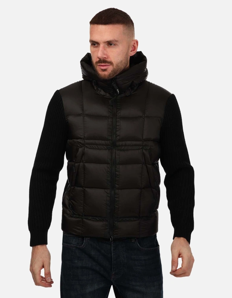 Mens Merino & Nylon Mixed Goggle Jacket - Merino Goggle Knit Jacket