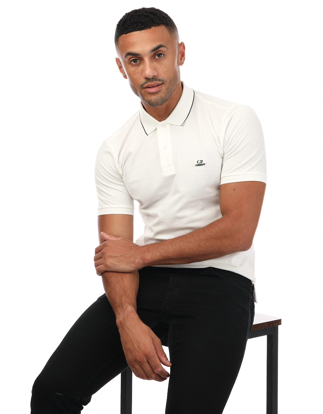 Mens Stretch Piquet Polo Shirt