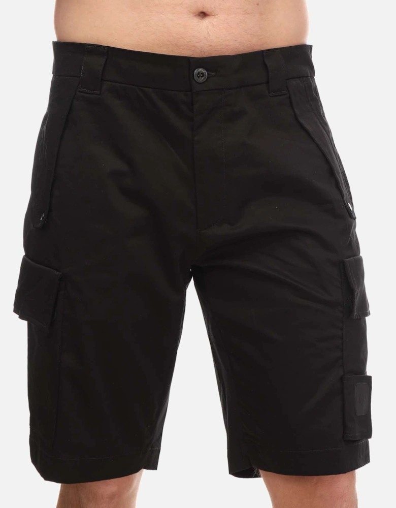 Mens Strech Cotton Cargo Shorts