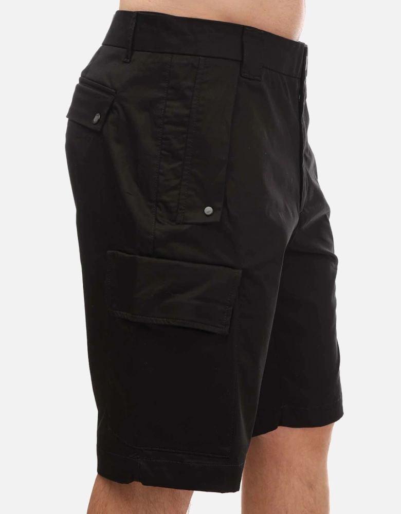 Mens Strech Cotton Cargo Shorts