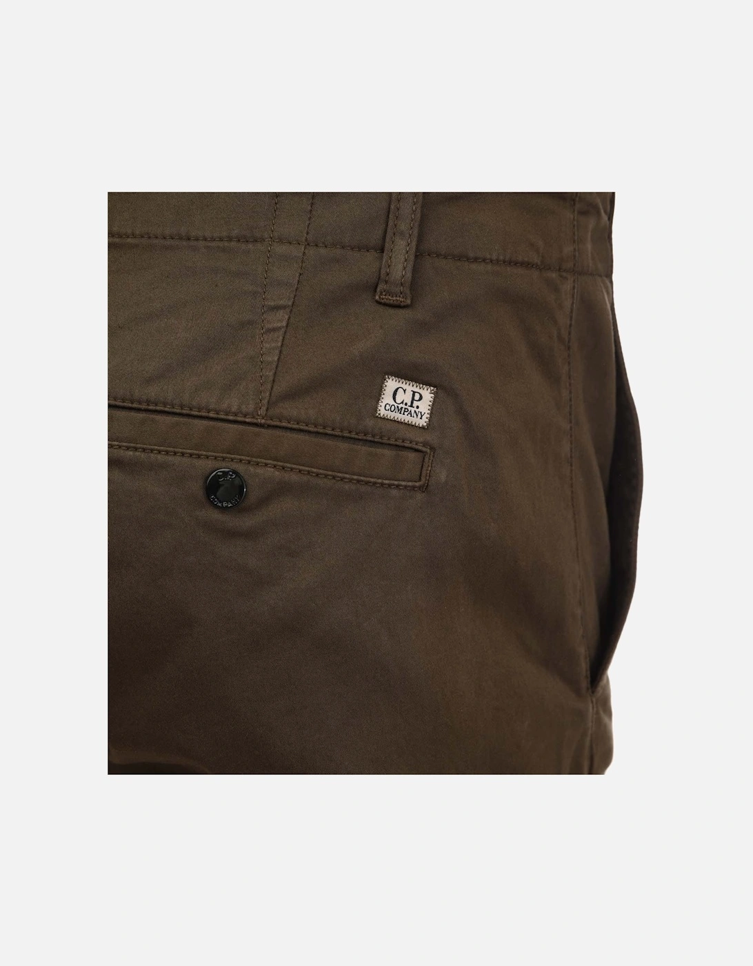 Mens Stretch Sateen Cargo Shorts