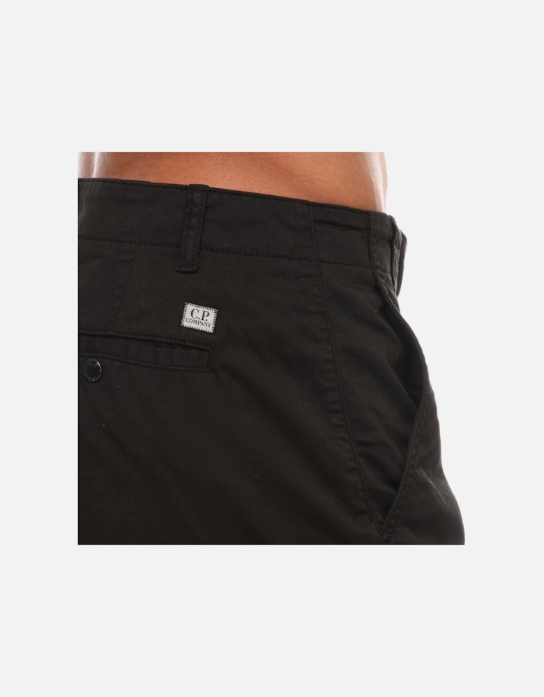 Mens Stretch Sateen Cargo Shorts