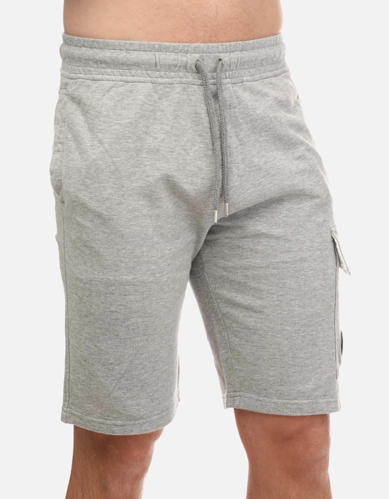 Mens Light Fleece Utility Shorts
