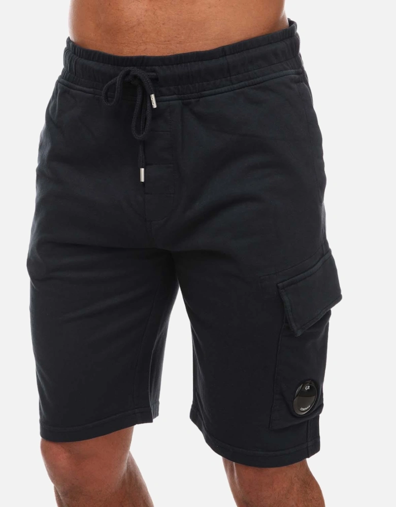 Mens Light Fleece Utility Shorts