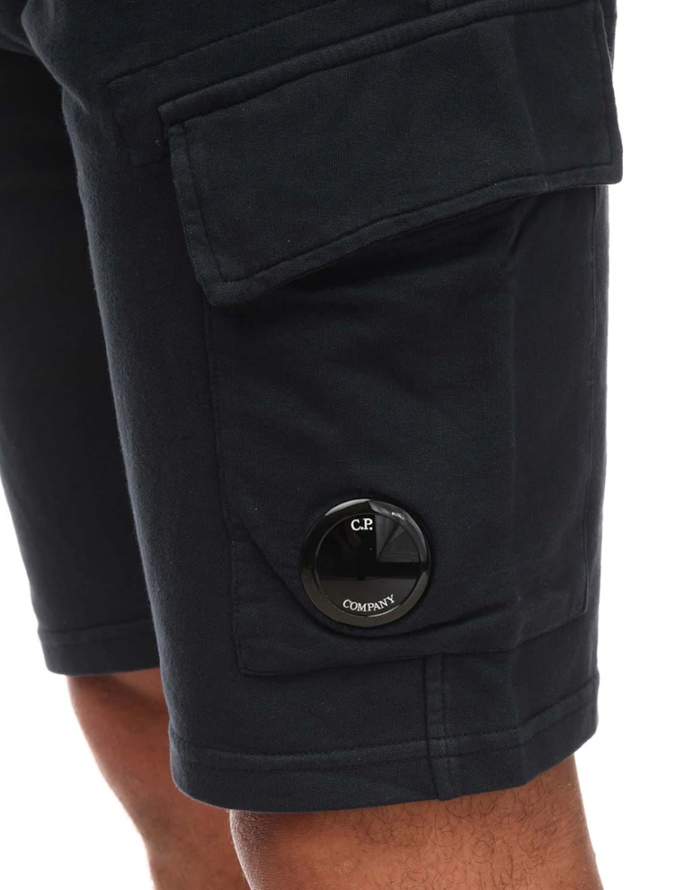 Mens Light Fleece Utility Shorts