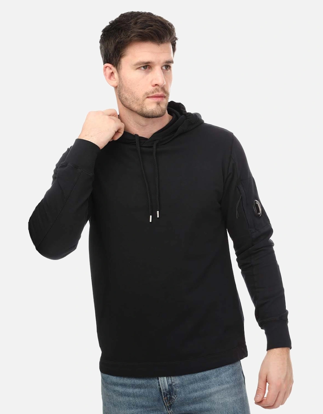 Mens Light Fleece Hoodie, 6 of 5