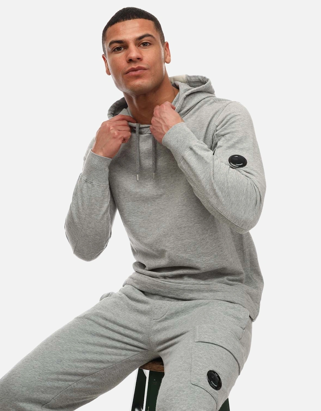 Mens Light Fleece Hoodie