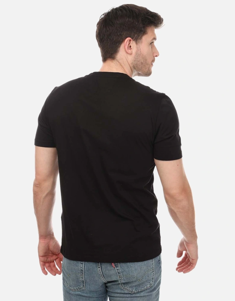 Mens Jersey Label Style Logo T-Shirt