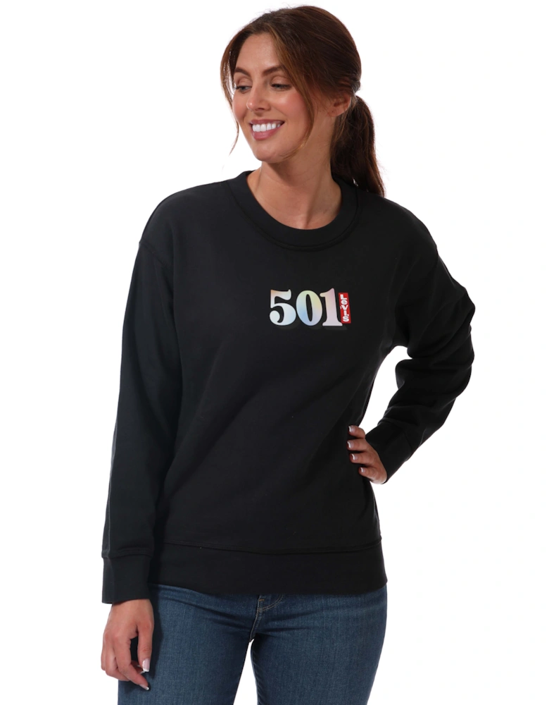 Womens Graphic Standard Crew Sweatshirt