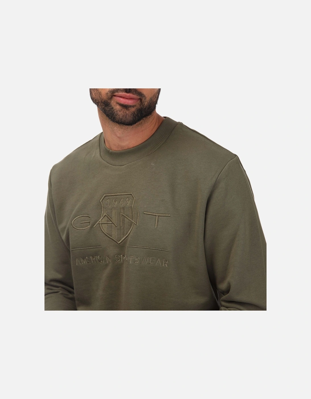 Mens Tonal Archive Crew Neck Sweatshirt