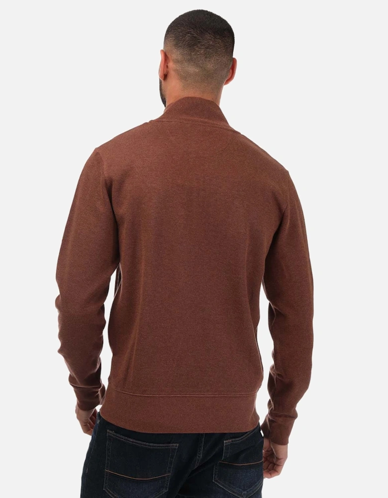 Mens Sacker Rib Half-Zip Sweatshirt