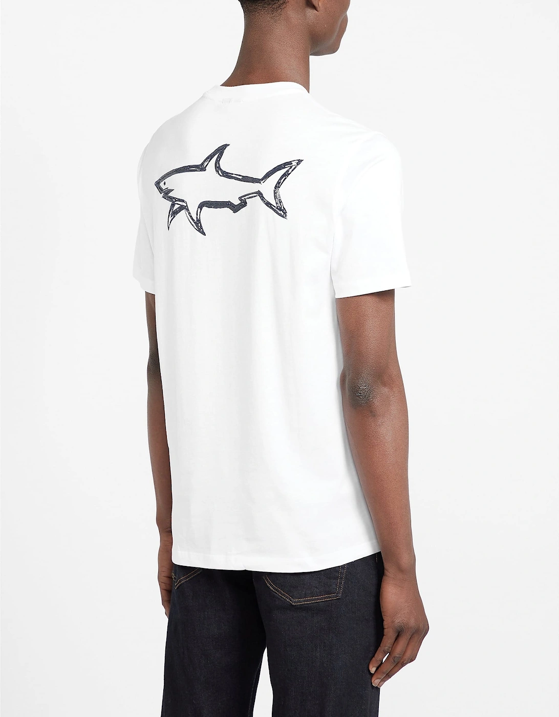 Mens Arch Printed Logo Organic Cotton T-Shirt