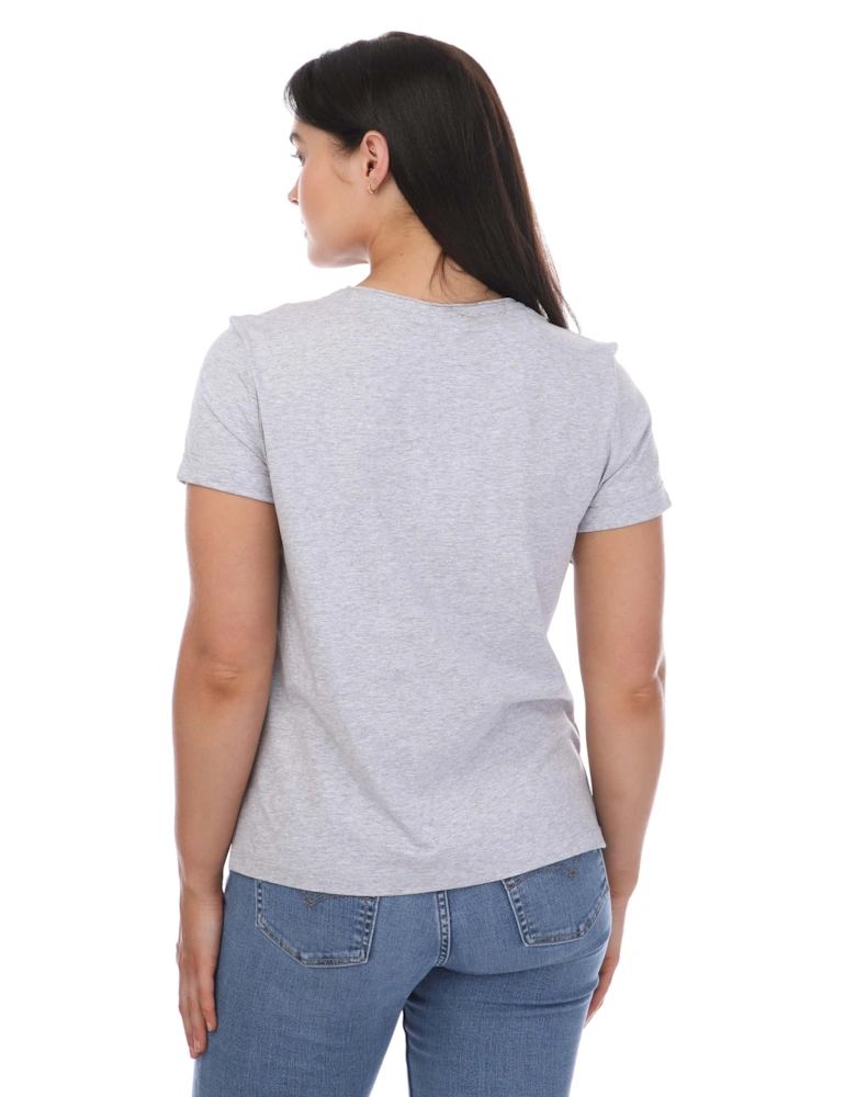 Miarna V-Neck Easy Fit T-Shirt