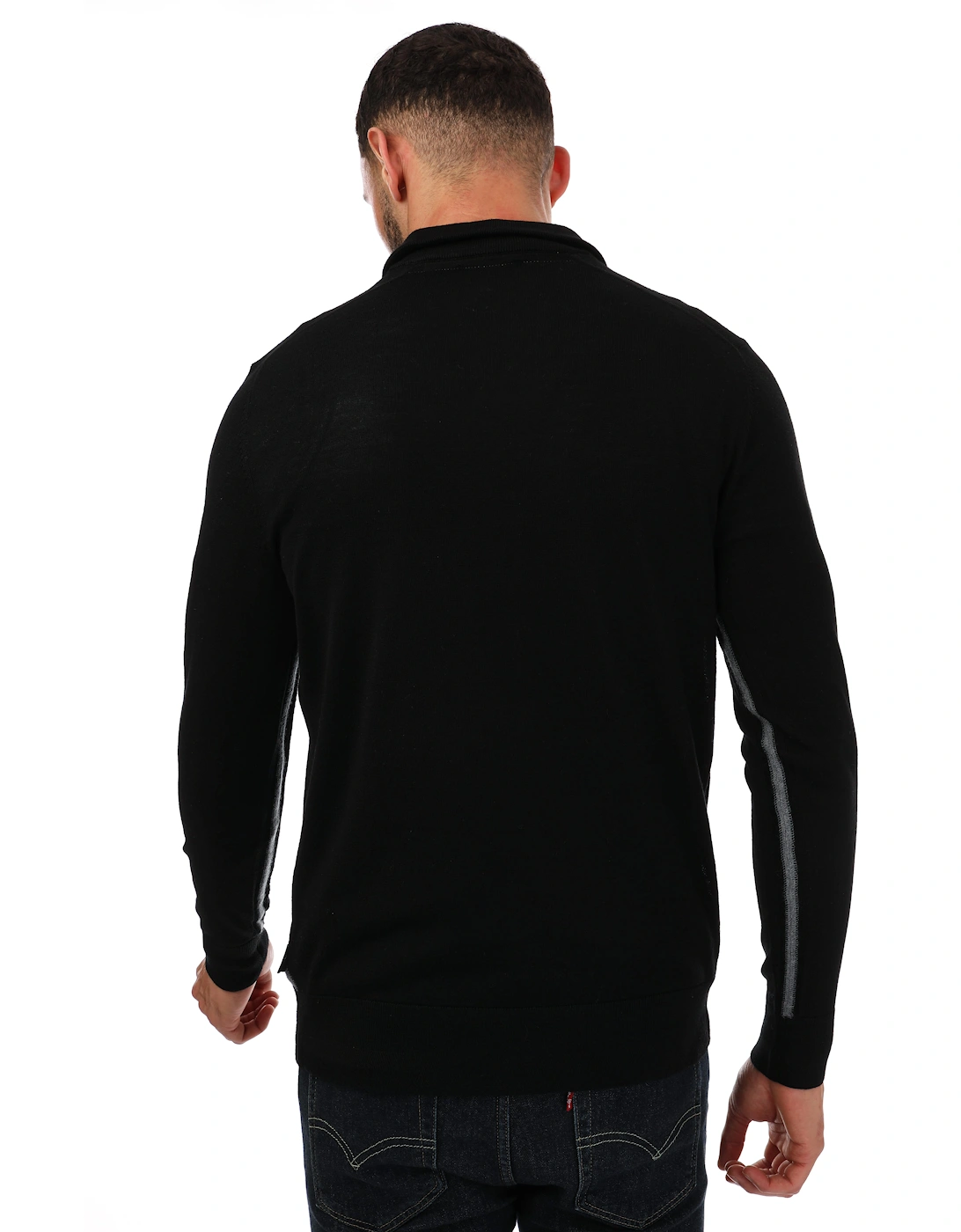 Mens Tooting Core Half Zip Knit