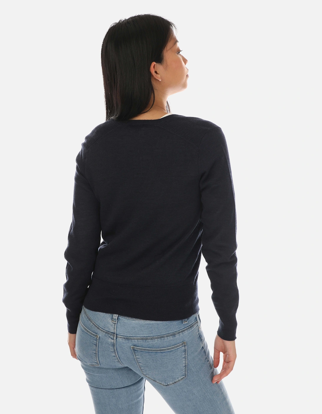 Abiygal Merino Wool V Neck Sweater - Abiygal Merino Wool V-Neck Jumper