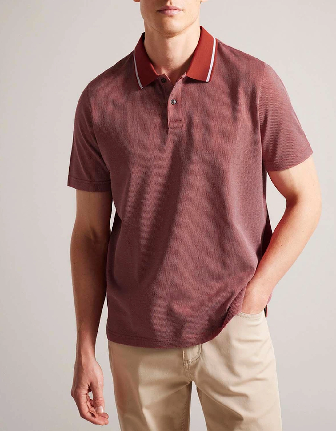 Arts Mini Jacquard Stitch Polo, 6 of 5