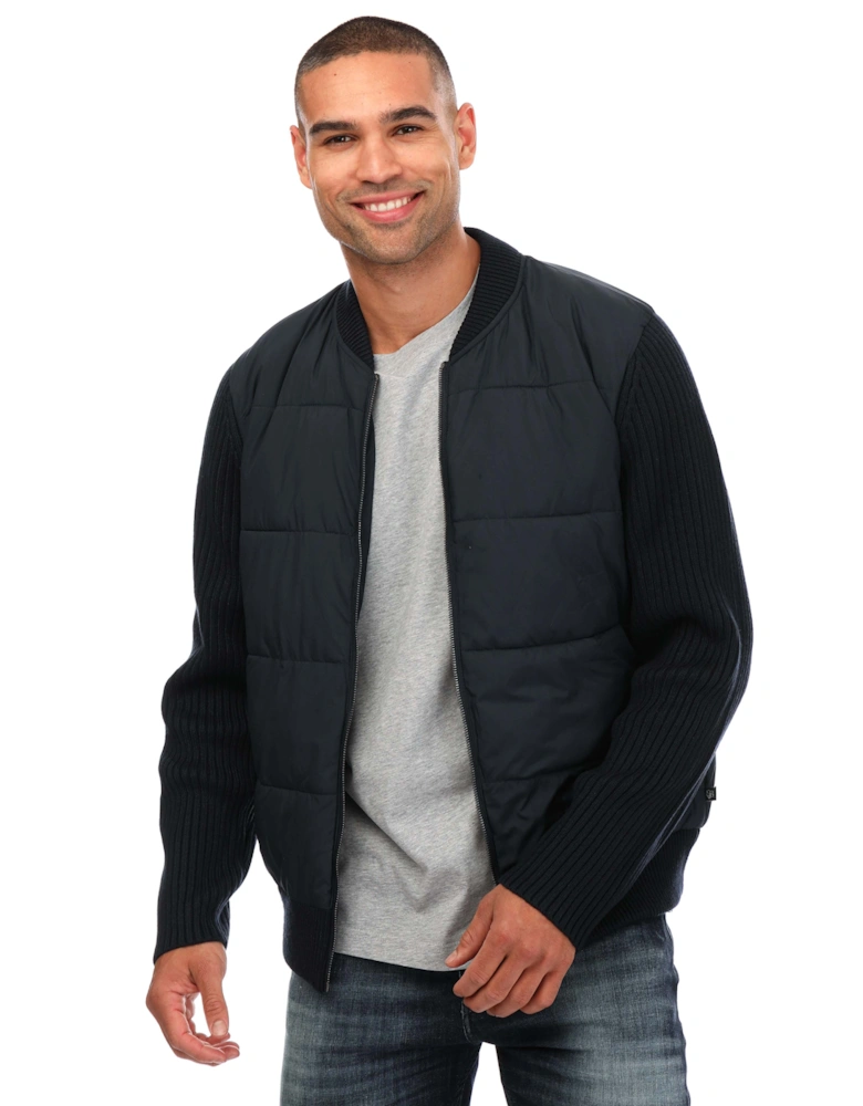 Mens Spores Regular Wadded Zip Through