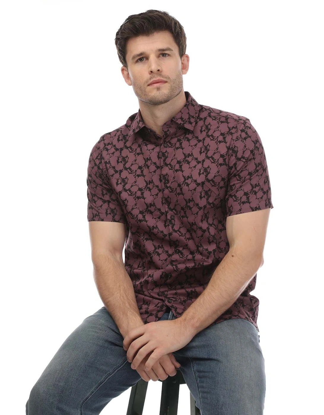 Comsho Floral Print Shirt