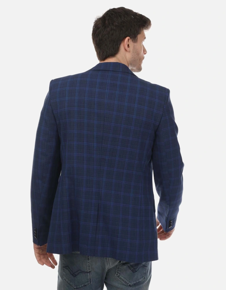 Apolloj Slim Fit Wool Silk Blazer Jacket