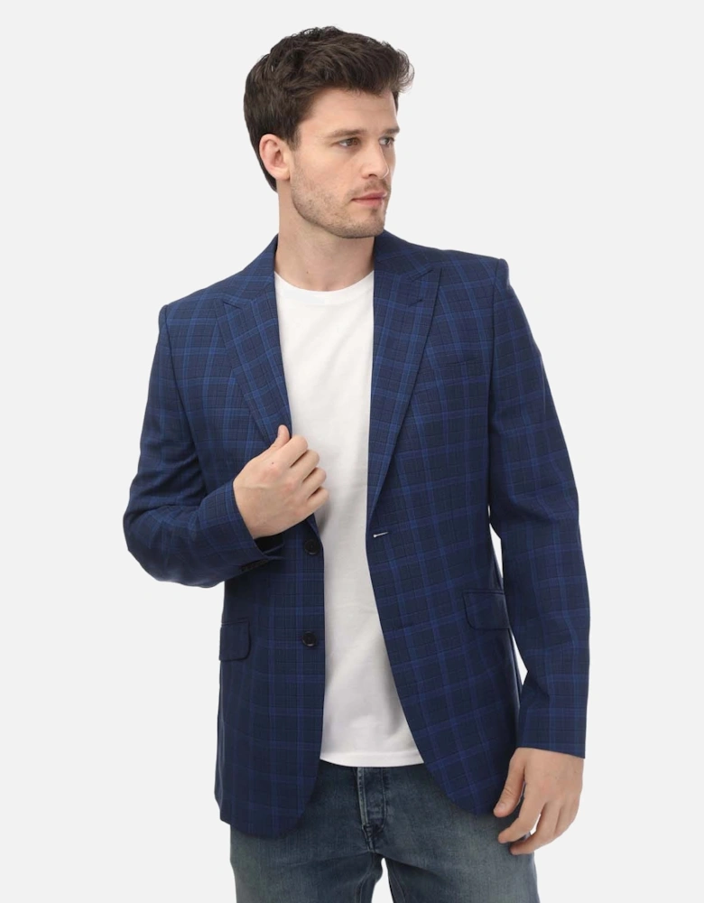 Apolloj Slim Fit Wool Silk Blazer Jacket