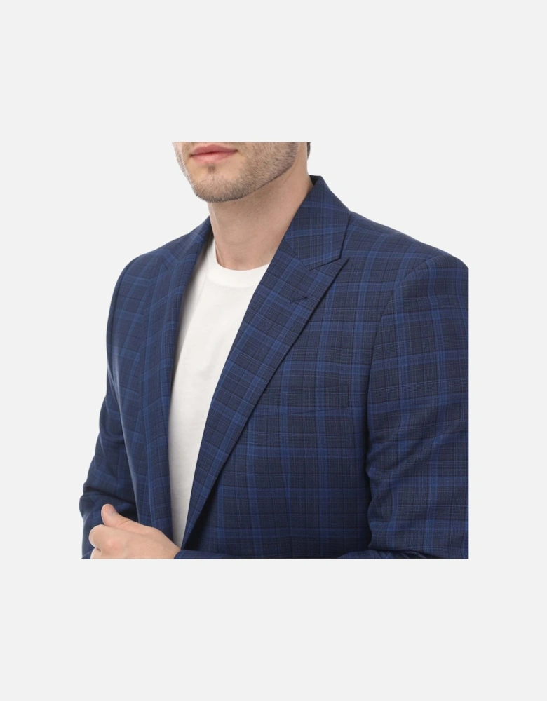 Apolloj Slim Fit Wool Silk Blazer Jacket